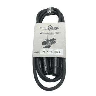 Pure Link PLK-DMX1 DMX Lighting Cable – 1.5 Meter (XLR to XLR)
