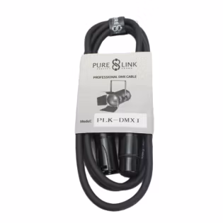 Pure Link PLK-DMX1 DMX Lighting Cable – 1.5 Meter (XLR to XLR)
