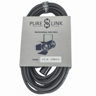Pure Link PLK-DMX5 DMX Lighting Cable – 5 Meter (XLR to XLR)