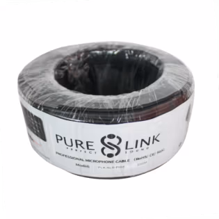 Pure Link PLK-XLR-FIRE XLR Microphone Cable – 100 Meter (Fire-Resistant