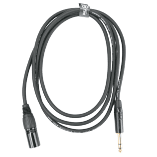 Pure Link PLK-XLRM-JACK XLR Male to Stereo Jack Cable – 1.8 Meter