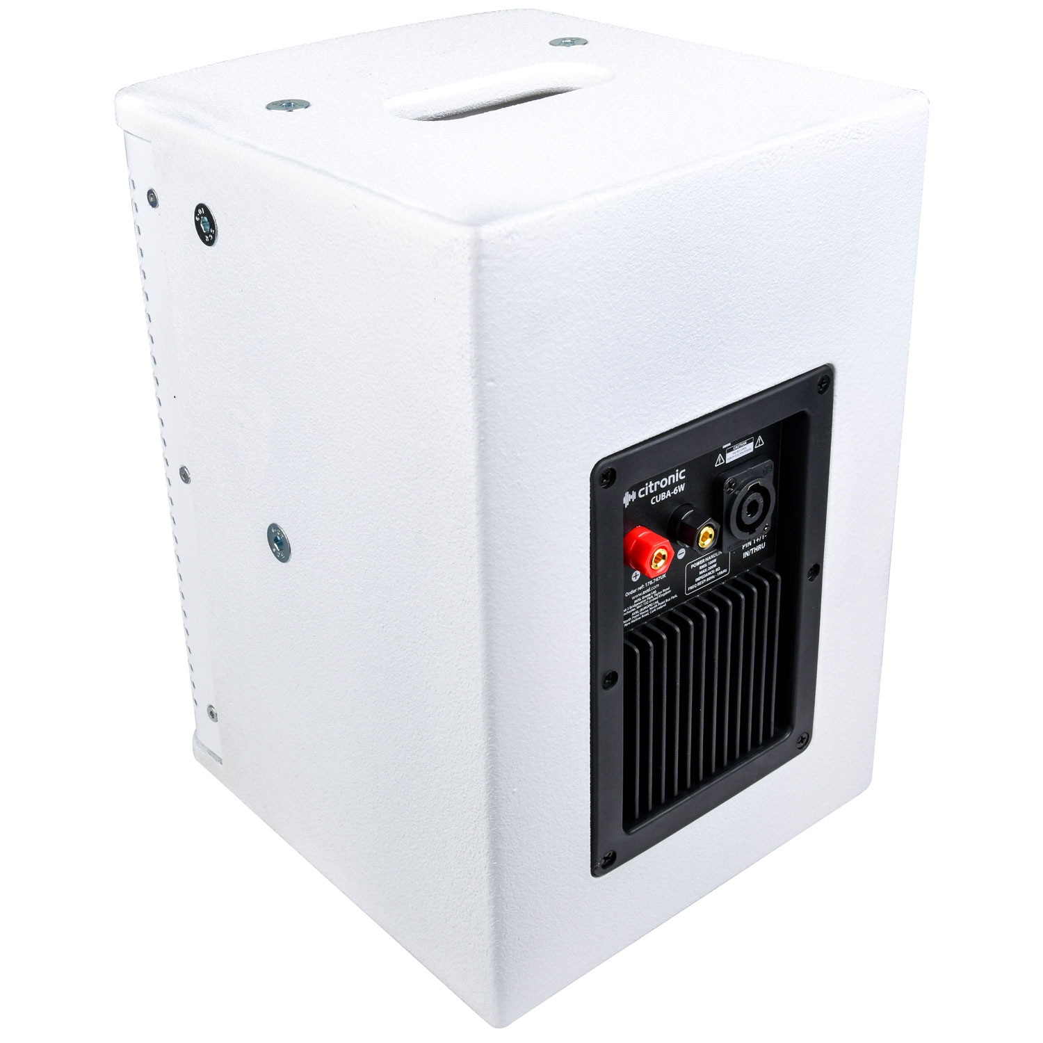 CITRONIC CUBA-6W WALL MOUNT SPEAKER 6INCH WHITE 100W 8OHM - Image 3