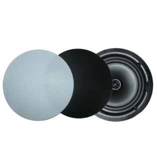 FILO FCV5WB FRAMELESS CEILING SPEAKER 5.25INCH WHITE/BLACK 20W 100V