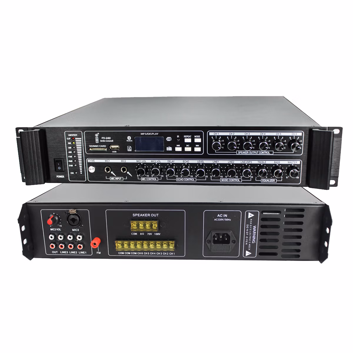 Imix PD-240 240W Public Address Amplifier