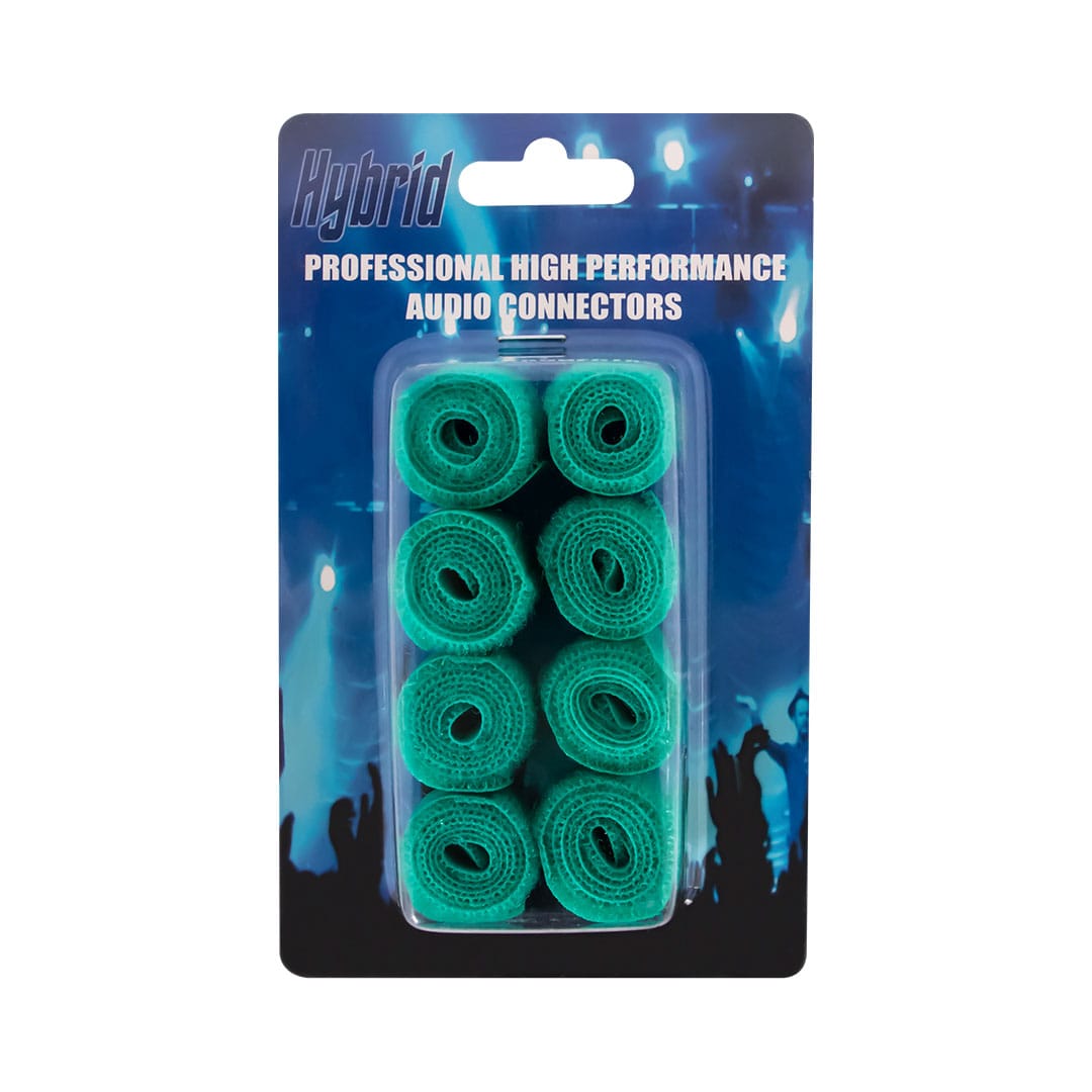 Hybrid Velcro Cable Straps 340mm Green