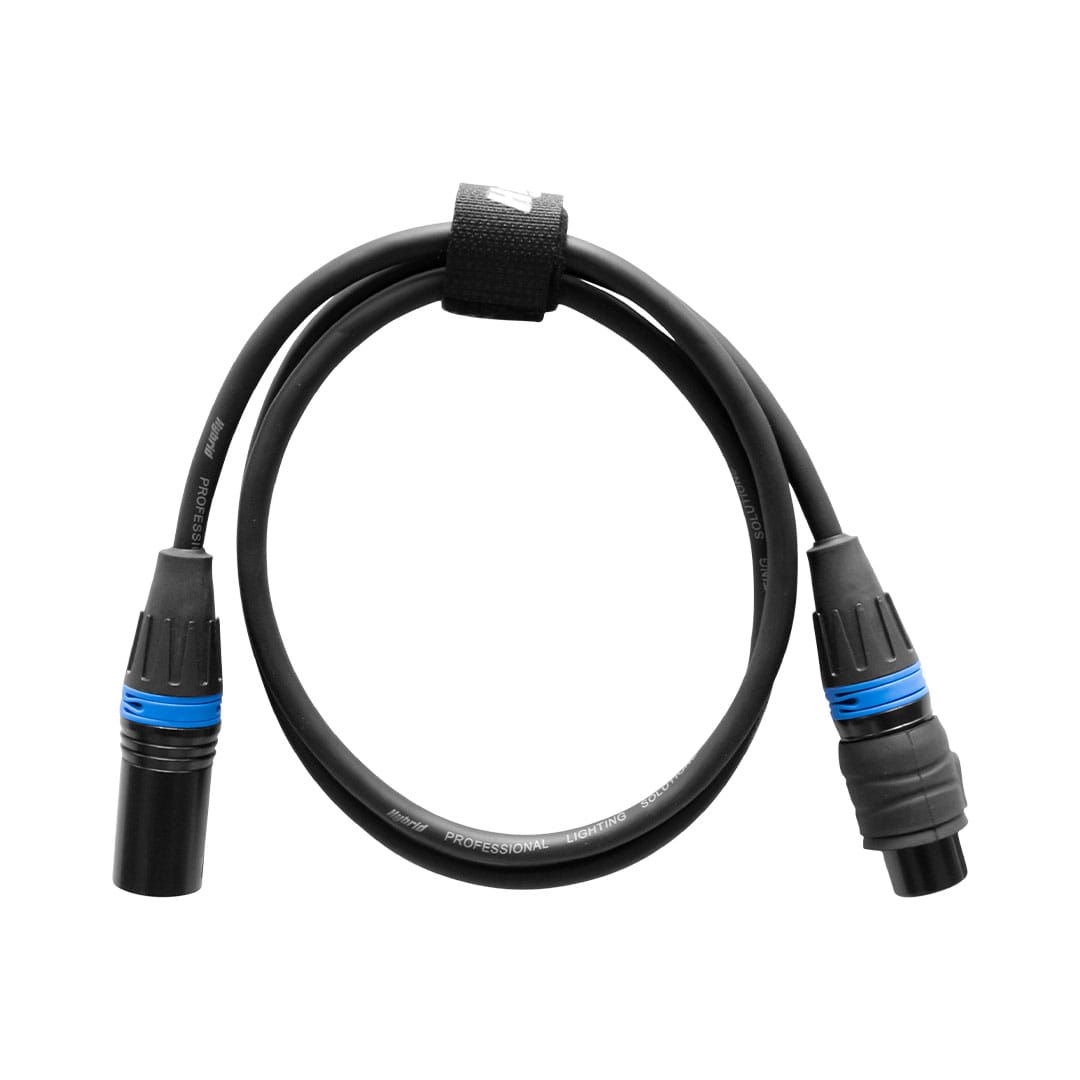 Hybrid DMX Cable 1m - IP65 - Image 2