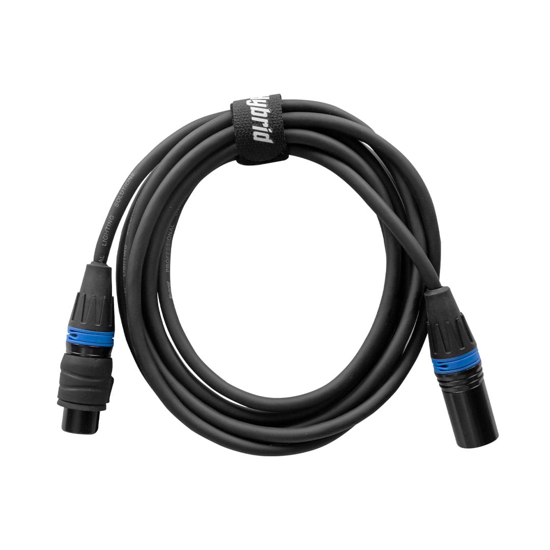 Hybrid DMX Cable 3m - IP65 - Image 2