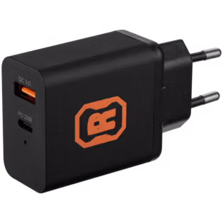 Rugged by Volkano Dual USB Wall Charger with QC3.0 and PD
