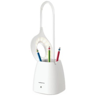 Volkano Radiant Series LED Table Lamp - White