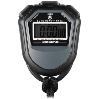 Volkano Track Series Stopwatch - Black