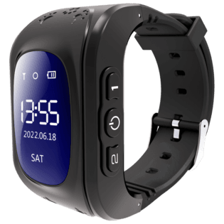 Volkano Kids Find Me Series Children's GPS Tracking Watch - Black