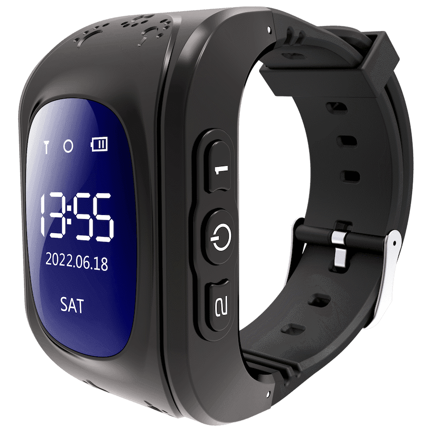 Volkano Kids Find Me Series Children's GPS Tracking Watch - Black