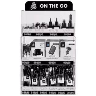 Pro Bass On The Go PDQ Acrylic stand 14pc - 3 TIER - not stocked