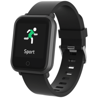 Volkano Active Tech Serene Series Watch with Heart Rate Monitor - Black