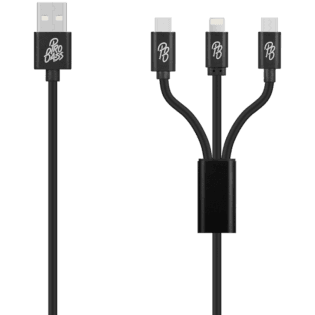 Pro Bass on the Go 3-in-1 Charging Cable