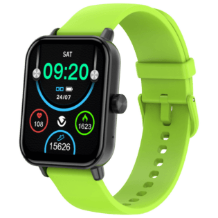 Volkano Chroma Series Smartwatch with Green Strap