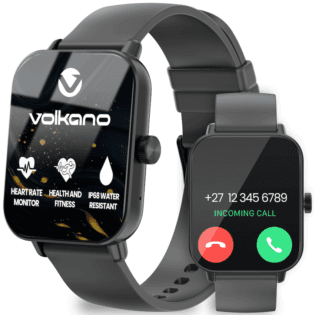 Volkano Chroma Series Smartwatch with Dark Grey Strap