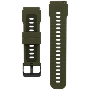 Universal Silicone 22mm Watch Strap - Green