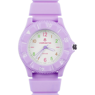Volkano Mallow Series Kids Analogue Watch - Purple