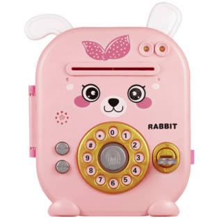 Volkano Kids Rabbit Series Money Saving Vault - Pink