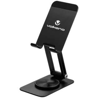 Volkano Ascend Series 360deg Rotating Phone Stand - Black