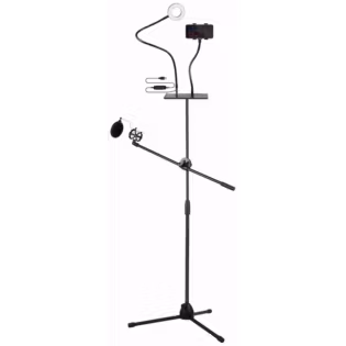 Volkano Insta Series Ring Light Tripod Vlogging Kit