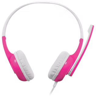 Volkano Kids Chat Junior Series Headset with Mic - Pink