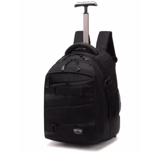 Volkano Bamm Trolley Backpack 18l - Black