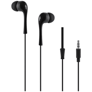 Pro Bass Dollarz Series Blister Auxiliary Earphone No Microphone - Black
