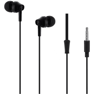 Pro Bass Genesis Series 3.5mm Wired Earphones (No Mic) - Black