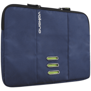 Volkano Latitude Laptop Sleeve 13" to 14.1" - Navy/Lime