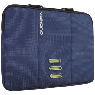 Volkano Latitude Laptop Sleeve 13" to 14.1" - Navy/Lime