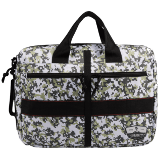 Volkano Storm Hybrid Laptop Bag - Grey/Wht