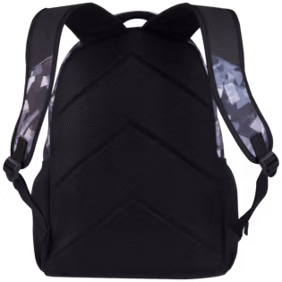 Volkano Champ Shattered Geo Backpack 22L - Black