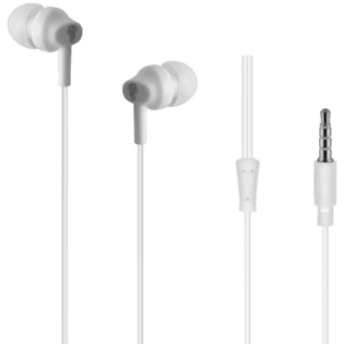 Pro Bass Genesis Series 3.5mm Wired Earphones (No Mic) - White