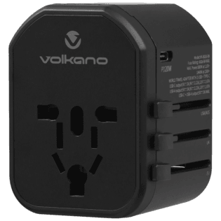 Volkano Worldwide Series Travel Adapter PD 25w + QC