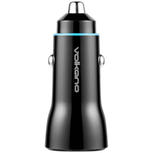 Volkano Cruise Series Car Charger with P.D. and USB Q.C.