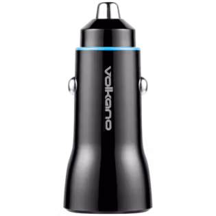 Volkano Cruise Series Car Charger with P.D. and USB Q.C.