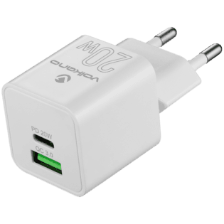Volkano Dyna Duo 20w PD + QC 3.0 Wall Charger