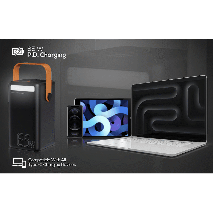Volkano Megawatt Series 50000mah 65w PD Power Bank
