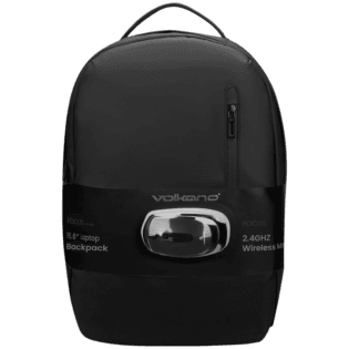 Volkano Focus Series 15.6" Laptop Backpack and Wireless Mouse