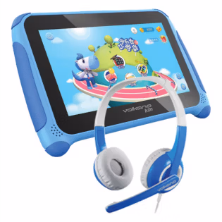 Volkano Kids 7" Tablet Bundle VK-740-12-BL and VK-6512-BL