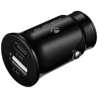 Volkano On the Go USB Plus Type-C Car Charger