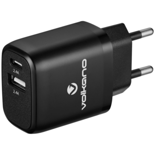 Volkano On-The-Go Dual Wall Charger