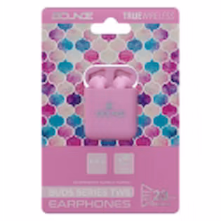 Bounce Buds Series True Wireless Earphones - Geo Pink