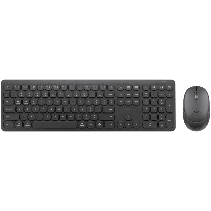 VolkanoX Ignite Bluetooth Wireless Keyboard and Mouse Combo - Graphite