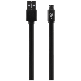 Pro Bass Energize Series Packaged Micro USB Cable - Black - 1.2m