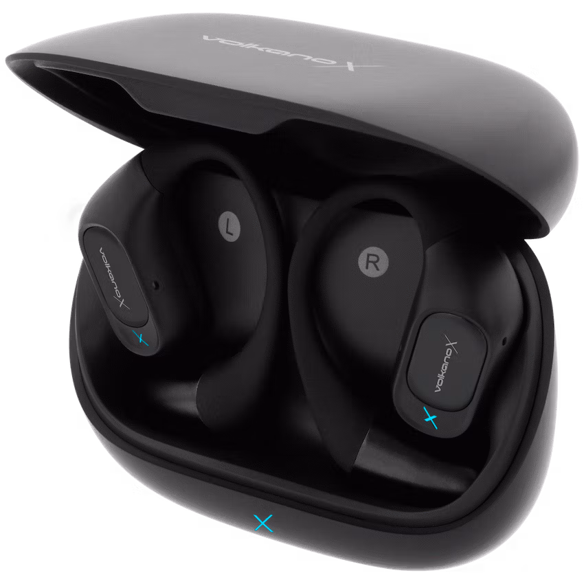 VolkanoX O300 Air Conduction OWS Earphones - Black