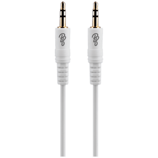 Pro Bass Unite Series - Boxed Auxiliary Cable - White