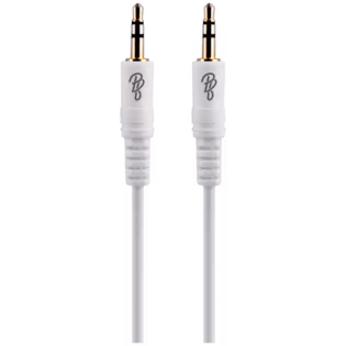 Pro Bass Unite Series - Boxed Auxiliary Cable - White